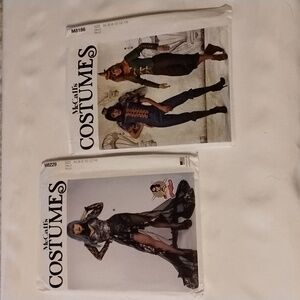 McCall's Costumes Kids Costumes, Sizes: A5, (6-8-10-12-14) (M8229 & M8186), NWT